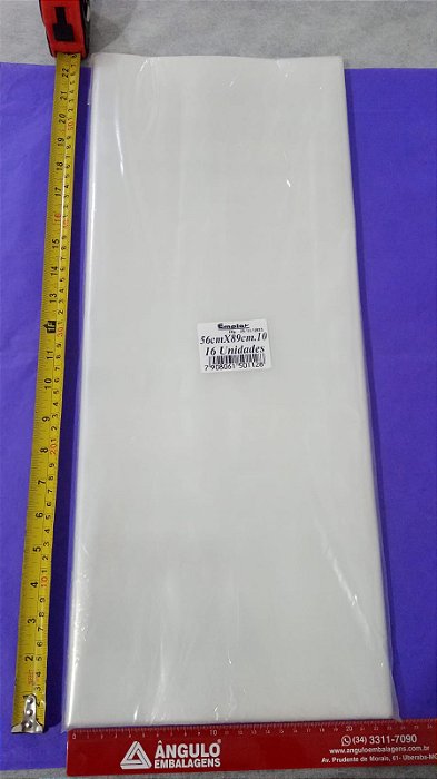 SACO BD 56X89 0,10 KG PC C/ 1KG APROX 16 UNIDADES
