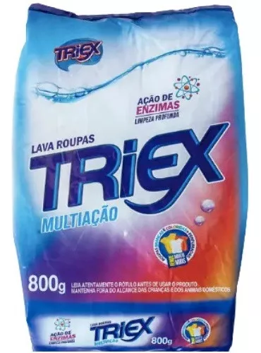 SABAO EM PÓ LAVA ROUPAS TRIEX MULTIACAO 800GRS