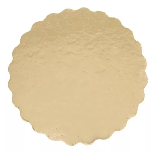CAKE BOARD OURO REDONDO 280MM UNIDADE
