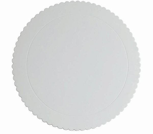 CAKE BOARD BRANCO REDONDO 320MM UNIDADE