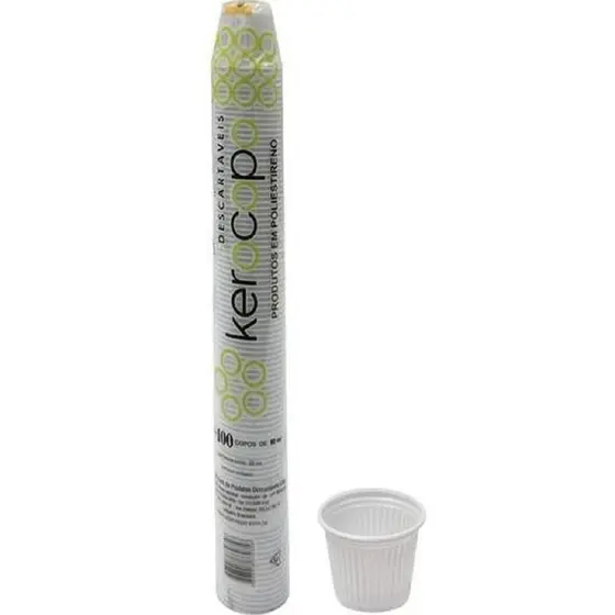 COPO 50ML PS BRANCO/100