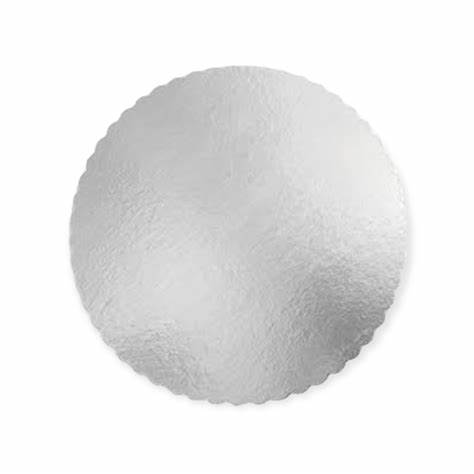 CAKE BOARD PRATA REDONDO 26CM UNIDADE