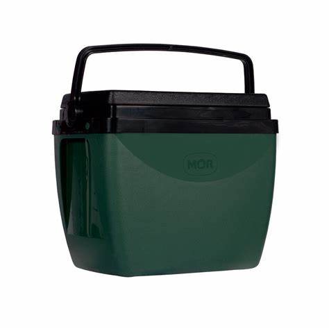 CAIXA TERMICA VERDE C/PRETA 18 LITROS MOR