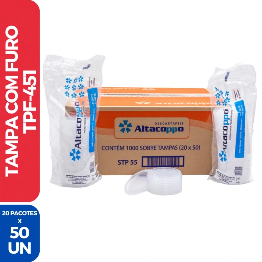 TAMPA T451 COM FURO C/50 UND ALTACOOPO