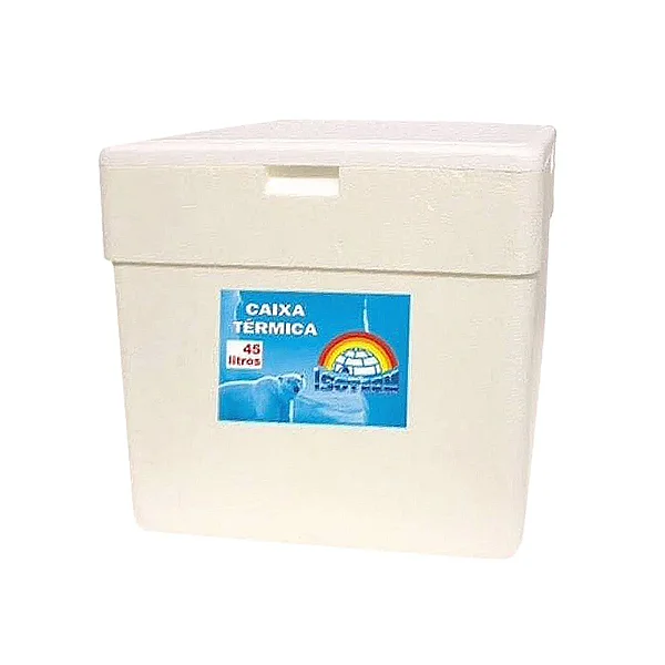 CAIXA ISOPOR TERMICA 45 LITROS PM-081 - 47x38x42