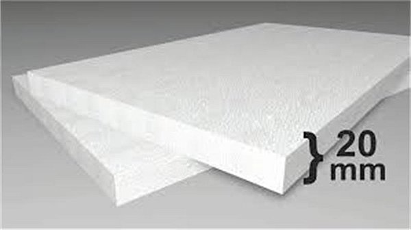 PLACA ISOPOR 1000X500X20MM 1P UNIDADE