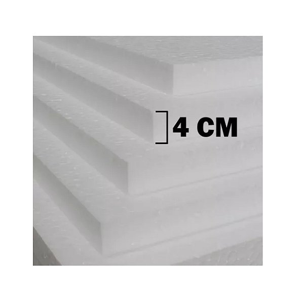 PLACA ISOPOR 1000X500X40MM P UNID