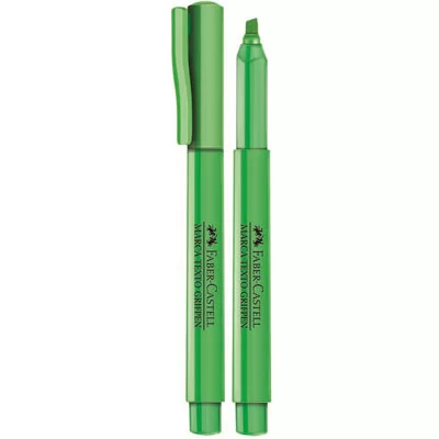 MARCADOR TEXTO VERDE FABER CASTELL