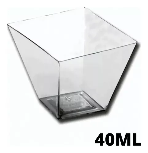 COPO MINI QUADRATTO TRANSP PRAFESTA C/10UN