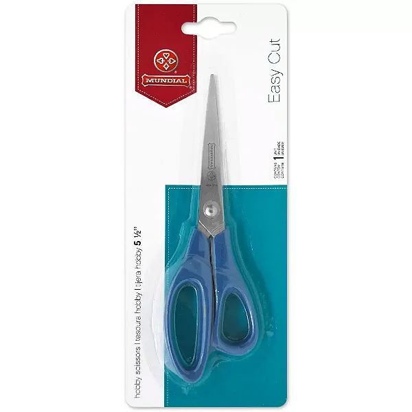 TESOURA HOBBY 14CM MUNDIAL ACO INOX