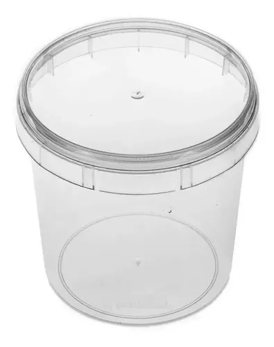 POTE REDONDO PLASTI LANIA C/TAMPA 10 UNIDADES NO PACOTE