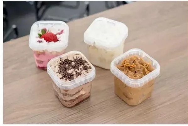 POTE QUADRADO C/TAMPA 220 ML PLASTI LANIA PC/ C 10 UNIDADES