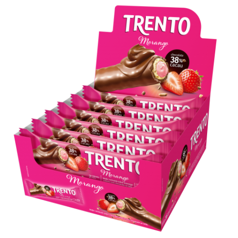 CHOCOLATE TRENTO MORANGO 29G