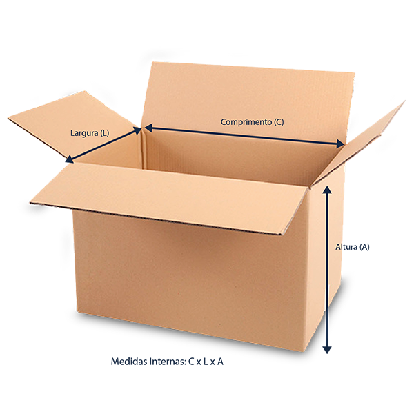 CAIXA PAPELAO N.13 S/DIVISORIA 44x30x25