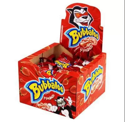BUBBALOO MORANGO CAIXA C/60 UNIDADES
