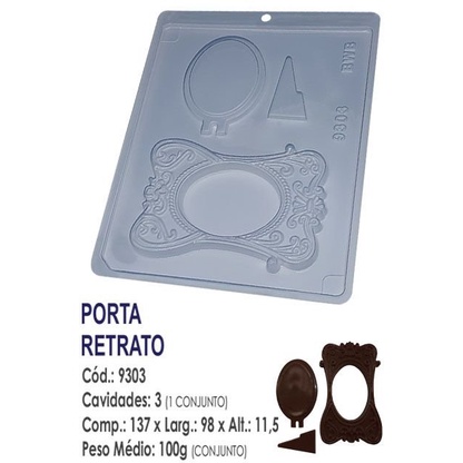 FORMA PORTA RETRATO GRANDE CHOC R.9303 UNID