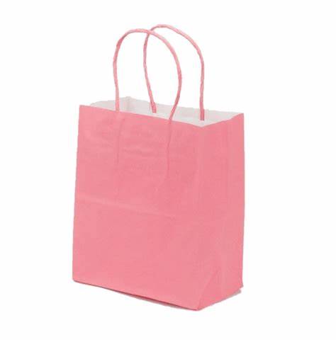 SACOLA PAPEL ROSA PRINCESA PP 18X22X9 C/10