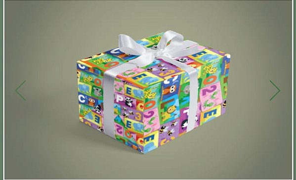 BOBINA PRESENTE 40CM INFANTIL BICHINHOS REF 356