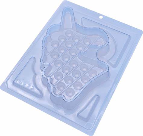 FORMA ESPECIAL TRAD POP IT UNICORNIO COM 3 PARTES