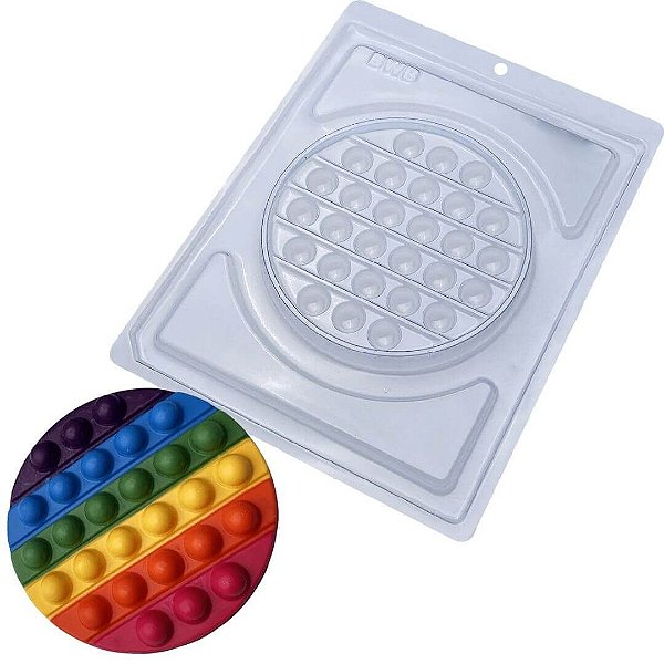 FORMA ESPECIAL TRAD POP IT REDONDO COM 3 PARTES