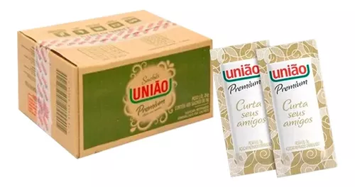 SACHE ACUCAR REFINADO UNIAO PREMIUM CX C/400 SACHES 5GRS C/400