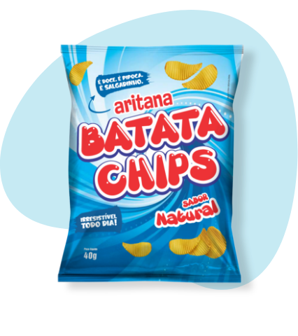 BATATA CHIPS ARITANA NATURAL 40GRS PCT
