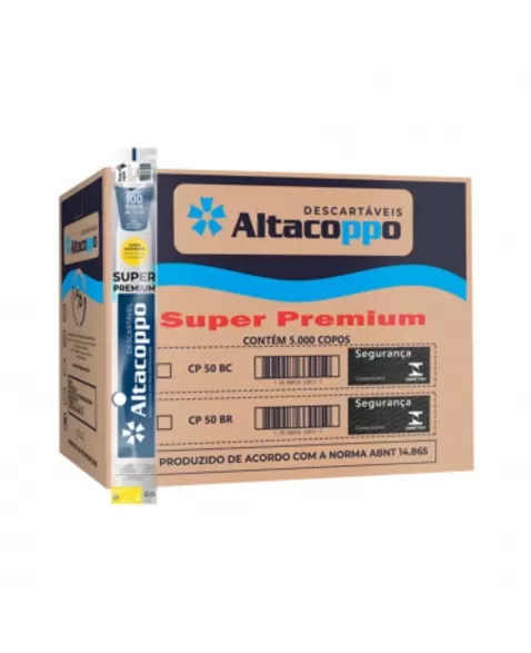 COPO 400ML TRANSP PP ALTACOPPO C/50 UND