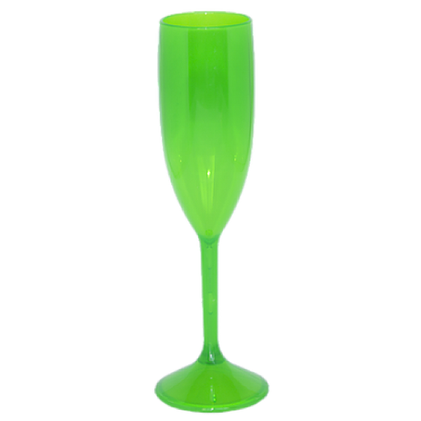 TACA CHAMPAGNE VERDE FLUOR