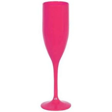 TACA CHAMPAGNE ROSA NEON 180ML