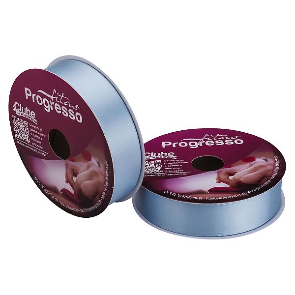 FITA CETIM SIMPLES 212 AZUL BEBE 30MMX50MT