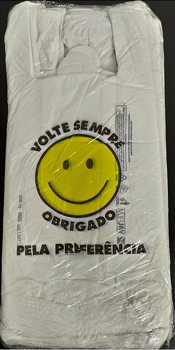 SACOLA 40X50 PLASTICA REC IMPRESSA CARINHA VOLTE SEMPRE 2,0KG MEDIA 250 UN