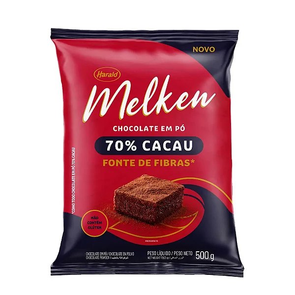 CHOC PO 70% MELKEN 500G
