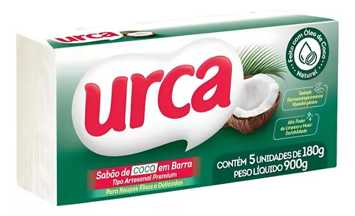 SABAO BARRA URCA COCO C/5 UN PCT 900GRS
