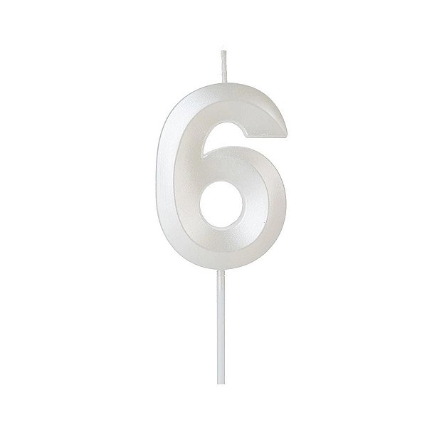 VELA DESIGN BRANCO NUMERO 6