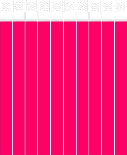 PULSEIRA P/ EVENTOS PINK NEON C/40 245x20mm