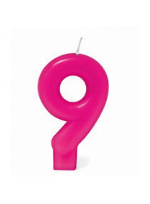 VELA ROSA NUMERO 9