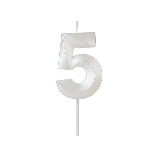 VELA DESIGN BRANCO NUMERO 5
