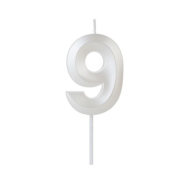 VELA DESIGN BRANCO NUMERO 9