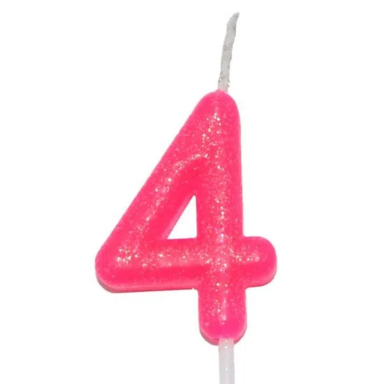 VELA ROSA NEON N.4