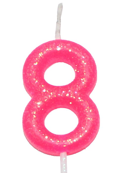 VELA ROSA NEON N.8
