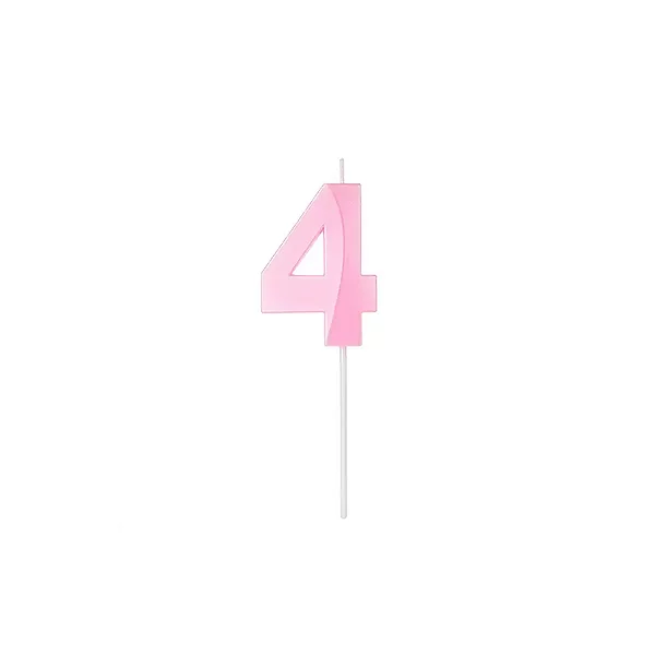 VELA DESIGN ROSA PEROLIZADA N.4
