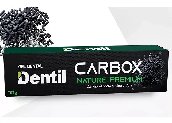 CREME DENTAL DENTIL CARBOX NATURE PREMIUM CARVAO ATIVADO