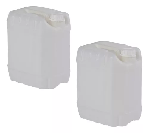 BOMBONA 20 LITROS PLASTICA RETANGULAR TRANSLUCIDA