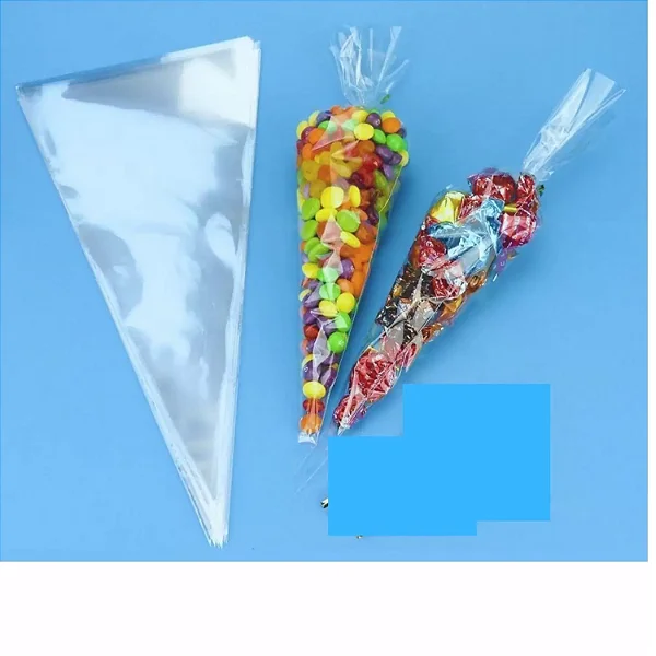 CONE INCOLOR TRANSPARENTE GRANDE 18X30 C/20