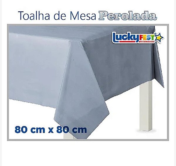 TOALHA MESA PRATA 80X80 C/10