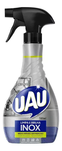 MULTIUSO LIMPA E BRILHA INOX UAU 500 ML UNIDADE
