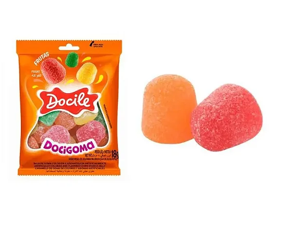 DOCIGOMA MINI SINO SORTIDO DOCILE 18GRS PACOTE