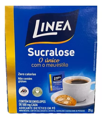 ADOACANTE SUCRALOSE LINEA EM PO 25GRS CX C/50 SACHES