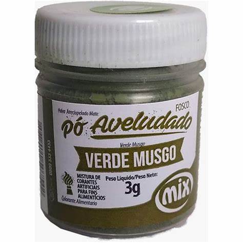 CORANTE PO VERDE MUSGO AVELUDADO 3GR