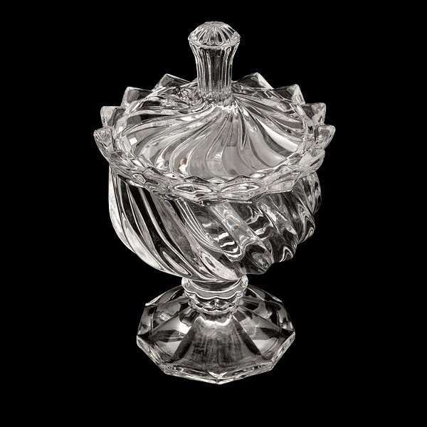 BOMBONIER POTICHE CRISTAL LINEARIS 9X14